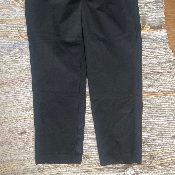 NWT J. Jill Black Stretch Waist Straight Leg Trousers / Pants Size 16 - Picture 2 of 6